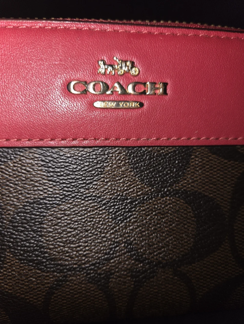 Coach Monogram Continental Wallet - Picture 2 of 5